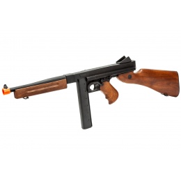 A&K M181 Spring Powered Thompson SMG w/ Full Metal (Color: Black / Faux Wood)