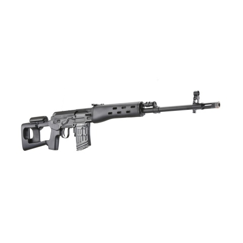 Atlas Custom Works Full Metal SVD Spring Rifle with Removable Cheek Rest (Color: Black)
