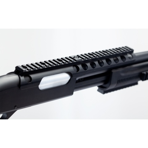Atlas Custom Works IU-SXR2 Tactical Pump Shotgun w/ Adjustable Stock (Black)