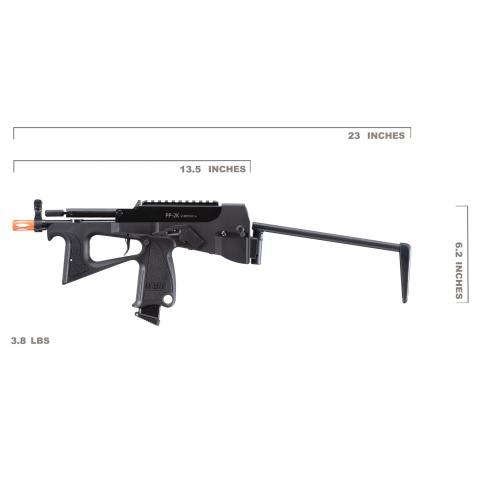 Modify Tech PP-2K Gas Blowback Airsoft SMG (Black)