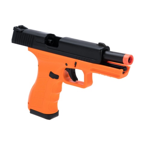 KWA Full Size Training ATP-LE Airsoft Gas Blowback Pistol (Color: Black / Orange)