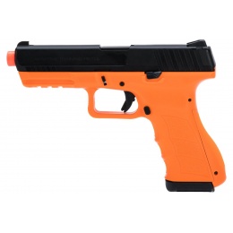 KWA Full Size Training ATP-LE Airsoft Gas Blowback Pistol (Color: Black / Orange)