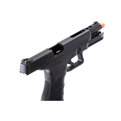 KWA ATP-SE Gas Blowback Pistol Starter Kit w/ 3 Targets, Green Gas, & 1000 BBs (Color: Black)