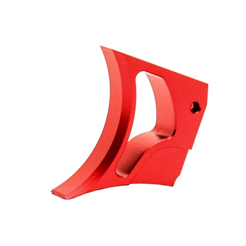 Laylax Omega Round Trigger for Hi-Capa Gas Blowback Airsoft Pistols (Color: Red)