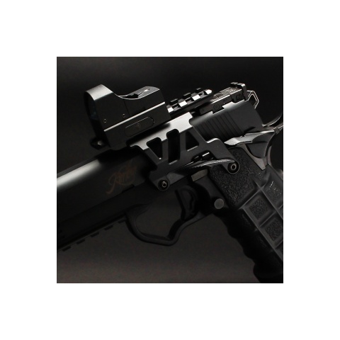 Laylax Aluminum Custom Neo Scope Mount Base for Tokyo Marui Hi-Capa 5.1 & 4.3 Series GBB Pistols (Color: Black)