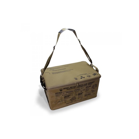 Laylax Satellite Trunk Cargo Storage Case with Lid (Color: OD Green & Yellow)