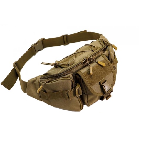 Laylax Military Waist Bag (Color: Tan)