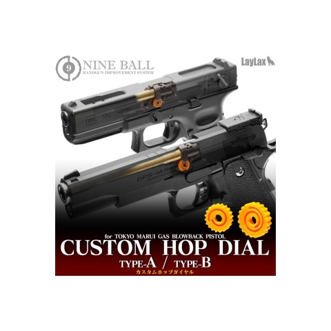 Laylax Custom Hop-Up Adjustment Wheel for Airsoft Pistols (Type B)