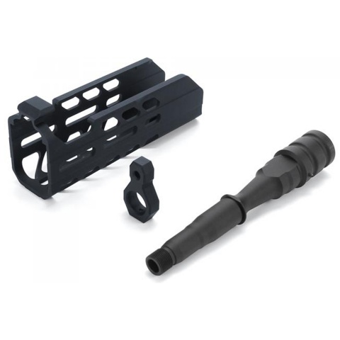 Laylax Short Handguard and Outer Barrel Set for Sig Air MCX (Color: Black)