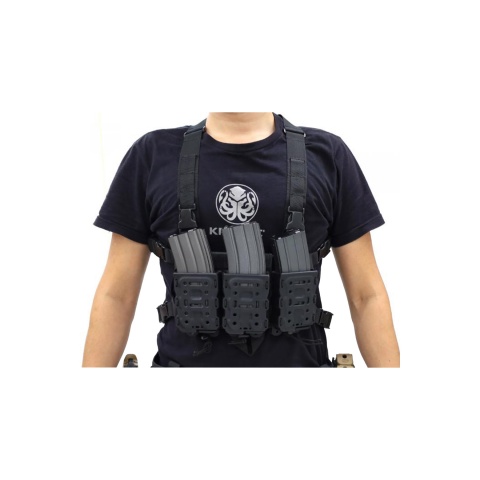 Laylax Compact Minimalist MOLLE Chest Rig (Tan)