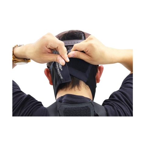 Laylax Small - Medium AeroFlex Face Guard (Color: Black)