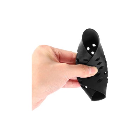 Laylax Large - X-Large AeroFlex Face Guard (Color: Black)