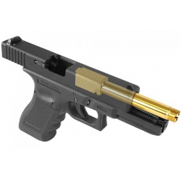 Laylax 2 Way Fixed Non-Recoiling Outer Barrel for Umarex Glock 17 Gen 4 (Color: Black)