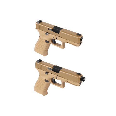 Laylax 2 Way Fixed Non-Recoiling Outer Barrel for Umarex Glock 19X Gen 5 (Color: Black)