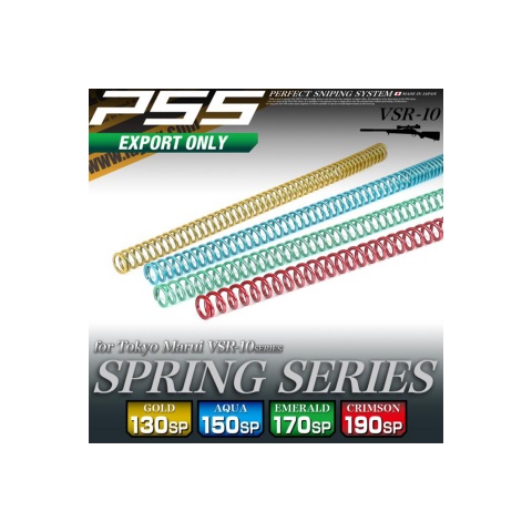 Laylax PSS10 Color Coded Spring Series for Snipers (130SP Gold)