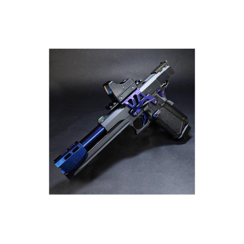 Laylax Zanshin Custom Single Safety Lever for Hi-Capa GBB Airsoft Pistols (Color: Murasaki Purple)