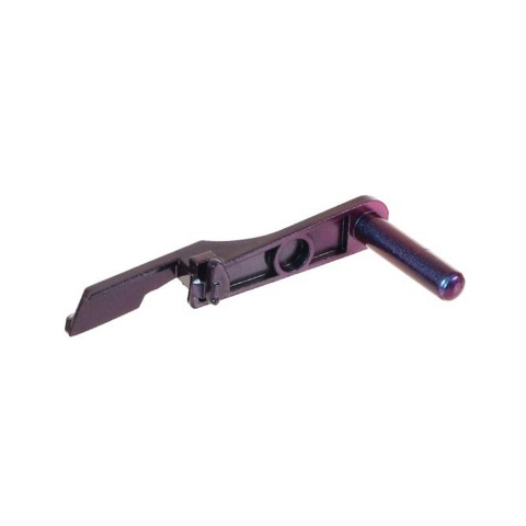 Laylax Zanshin Custom Slide Stop for Hi-Capa Series GBB Airsoft Pistols (Color: Murasaki Purple)