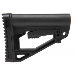 LCT Tactical Adjustable Buttstock for M4 Buffer Tubes (Color: Black)