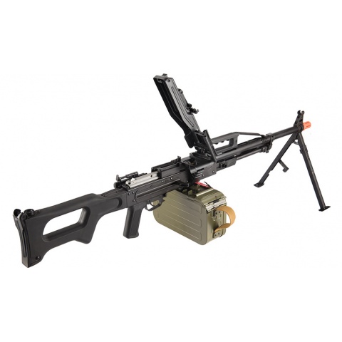LCT PKP Airsoft AEG Light Machine Gun - BLACK