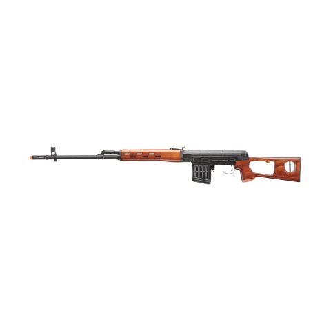 LCT SVD Dragunov Electric Airsoft Sniper Rifle w/ Real Wood Furniture (Color: Wood)