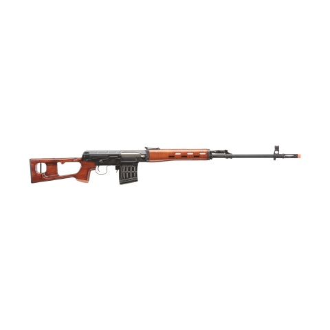 LCT SVD Dragunov Electric Airsoft Sniper Rifle w/ Real Wood Furniture (Color: Wood)