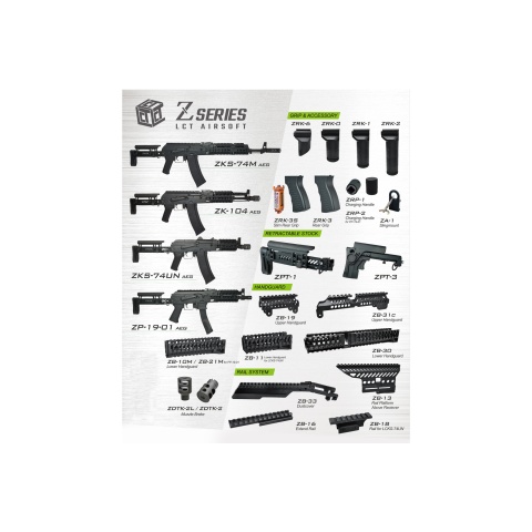 LCT Z Series B-19 Upper Rail Handguard