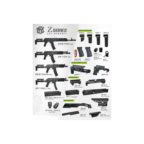 LCT Z-Series RK-3S Slim Pistol Grip w/ SL-Torque Motor