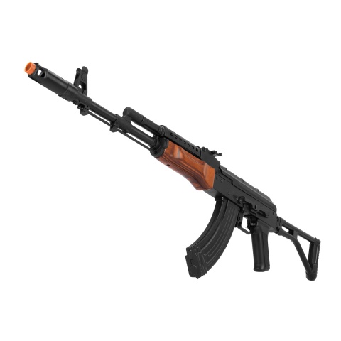 LCT Airsoft G-03 NV Full Metal AEG with Real Wood & Side Folding Stock (Black & Wood)