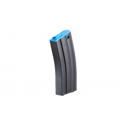 Lancer Tactical Metal Gen 2 120 Round Mid Capacity Airsoft Magazine for M4/M16 (Color: Black & Blue)