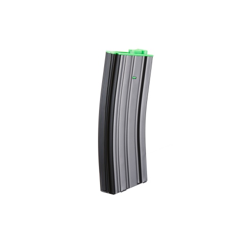 Lancer Tactical Metal Gen 2 300 Round High Capacity Airsoft Magazine for M4/M16 (Color: Black & Green)