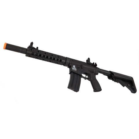 Lancer Tactical LT-15CBAL-G2 SD Gen 2 Nylon Polymer AEG Airsoft Rifle with Mock Suppressor  (Black)