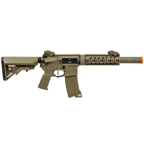 Lancer Tactical Gen 3 M4 Carbine SD AEG Airsoft Rifle with Mock Suppressor (Color: Tan)