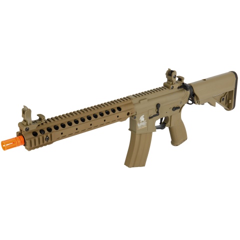 Lancer Tactical LT-24TA12-G2-E Hybrid M4 Carbine AEG Airsoft Rifle (Tan)