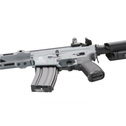 Lancer Tactical SPR Interceptor Hybrid Gen 2 Airsoft AEG Rifle (Color: Gray)