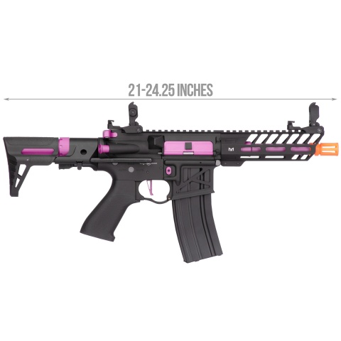 Lancer Tactical ProLine NEEDLETAIL PDW Skeleton AEG Low FPS (Color: Black/Purple)