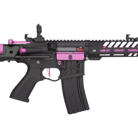 Lancer Tactical ProLine NEEDLETAIL PDW Skeleton AEG Low FPS (Color: Black/Purple)
