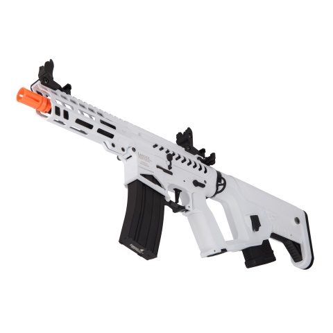 Lancer Tactical Low FPS Enforcer Needletail Skeleton M4 AEG Rifle with Alpha Stock (Color: White & Black)