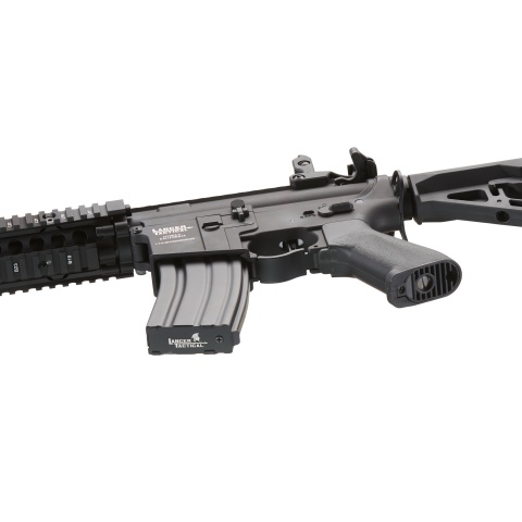 Lancer Tactical Proline Raider MK18 M4 AEG Rifle with Delta Stock (Color: Black)