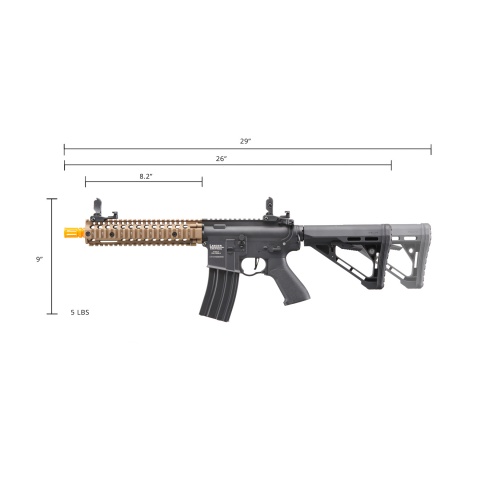 Lancer Tactical Proline Raider M4 Airsoft AEG Rifle (Color: Bronze & Black)