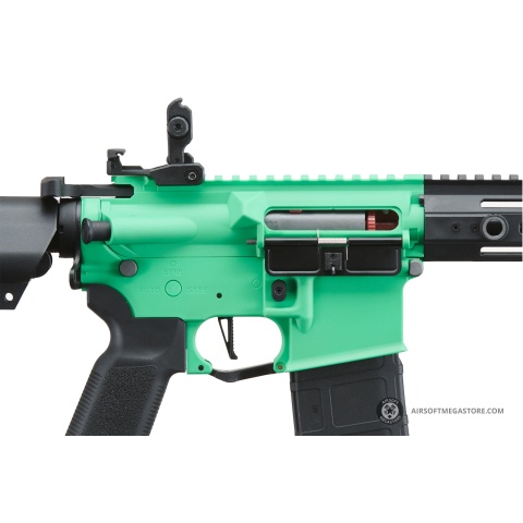 Lancer Tactical Gen 2 CQB M4 AEG Rifle Core Series (Color: Green & Black)(No Battery and Charger)