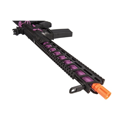 Lancer Tactical Enforcer Night Wing AEG [High FPS] w/ Alpha Stock (Black / Purple)