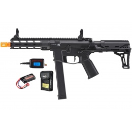Lancer Tactical LT-35-G2 Bundle with Battery and Charger (Color: Black)