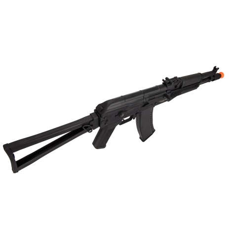Lancer Tactical AK-Series AKS-105 AEG Airsoft Rifle w/ Skeleton Foldable Stock (Black)