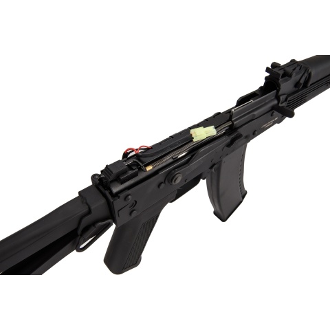 Lancer Tactical AK-Series AKS-105 AEG Airsoft Rifle w/ Skeleton Foldable Stock (Black)