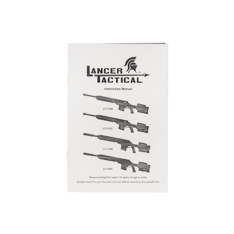 Lancer Tactical Bolt Action Sniper Rifle w/ Folding Stock
