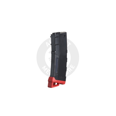 Lancer Tactical 130 Round High Speed Mid-Cap Magazine (Color: Black & Red)