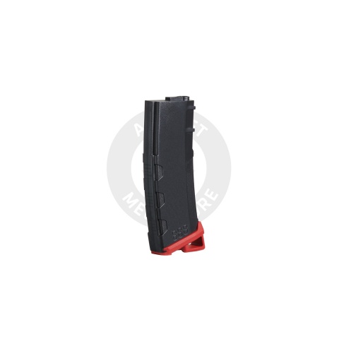 Lancer Tactical 130 Round High Speed Mid-Cap Magazine (Color: Black & Red)