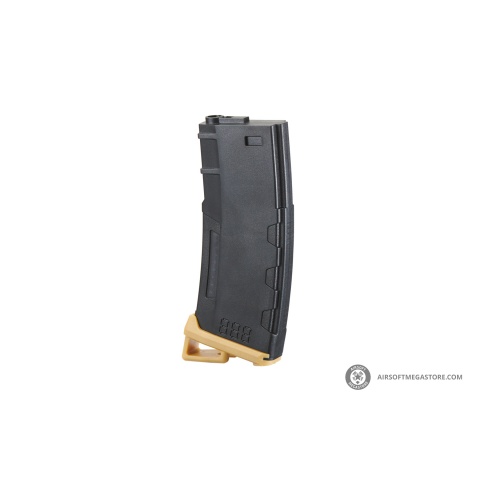 Lancer Tactical 130 Round High Speed Mid-Cap Magazine (Color: Black & Gold)