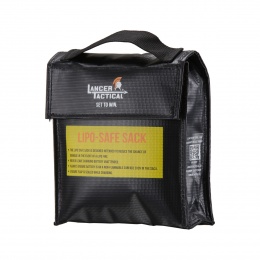 Lancer Tactical Large Lipo-Safe Charging Sack (Color: Black)