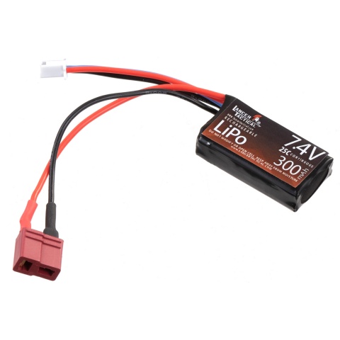 Lancer Tactical 7.4V LiPo 300mAh Compact 25C Battery for HPA (Deans Connector)